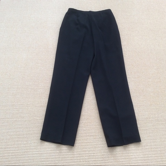 Talbots Black Lined Dress Pants - Size 8 - Picture 8 of 12